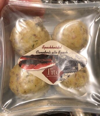 Canederli allo speck front packaging