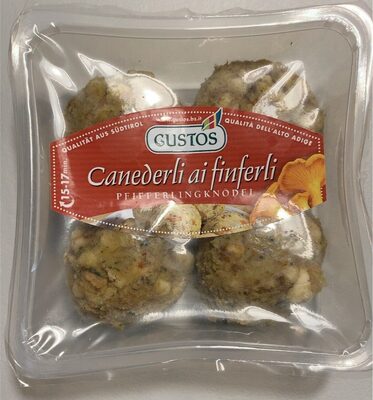 Canederli ai finferli