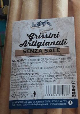 Gressins artigianali