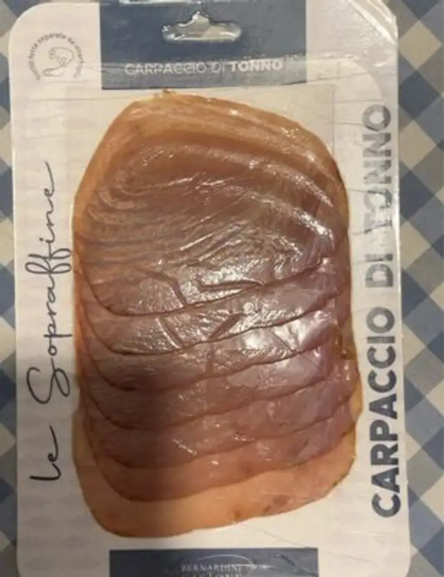 Carpaccio di tonno