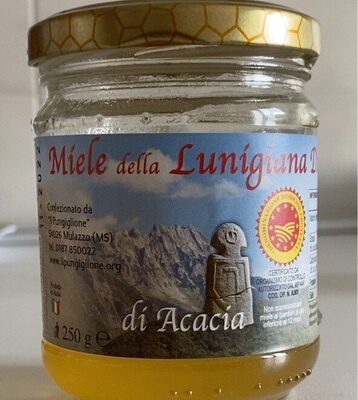 Miele della Lunigiana D.O.P di Acacia front packaging