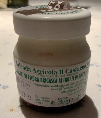 Yogurt di pecora ai fritti di bosco