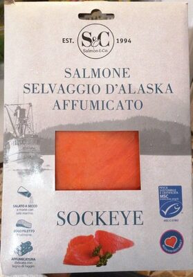 Salmone selvaggio d' Alaska affumicato