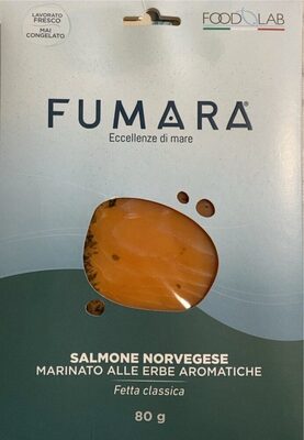 Salmone norvegese marinato alle erbe aromatiche