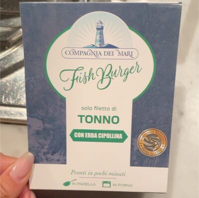 Fishburger di tonno front packaging