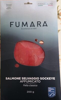 Salmone selvaggio Sockeye affumicato
