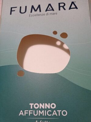 Tonno affumicato a fette front packaging