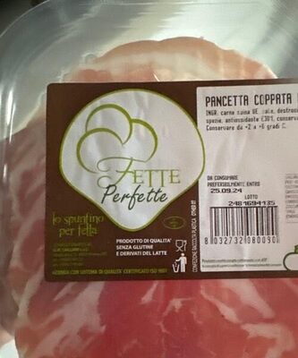 Pancetta coppata fette