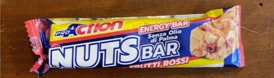 Nuts bar con frutti rossi