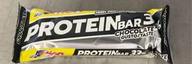 Protein bar front packaging