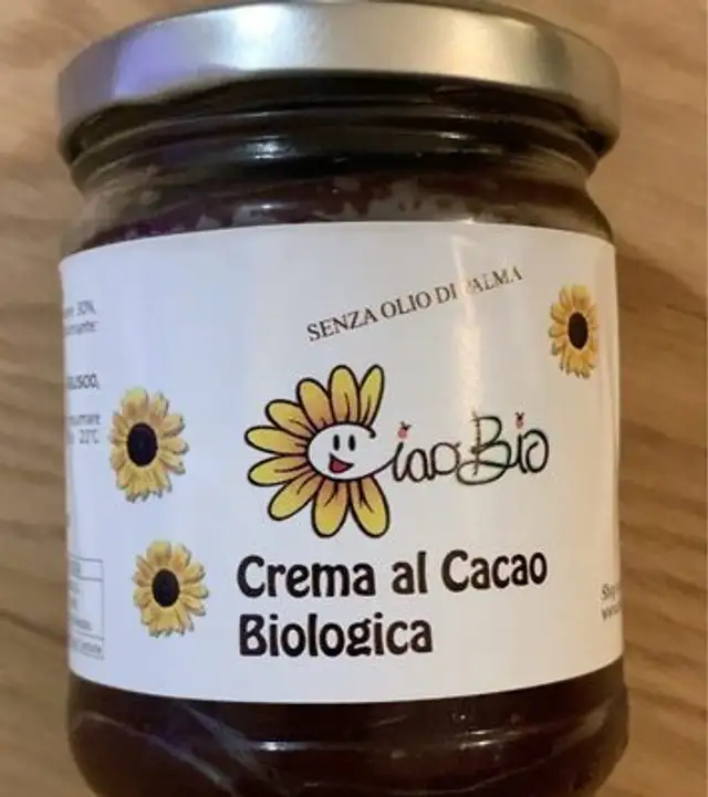 Crema al cacao biologica