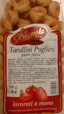 Taralli pugliesi gusto pizza