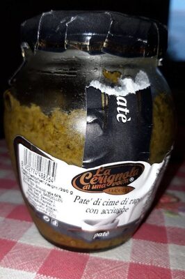 Patè di cime di rape con acciughe