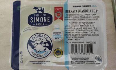 Burrata di Andria I.G.P.