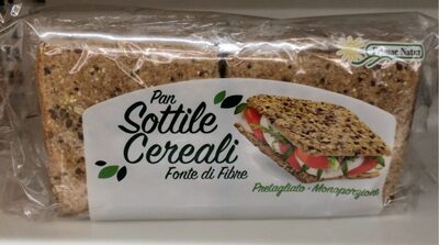 Pan sottile cereali front packaging