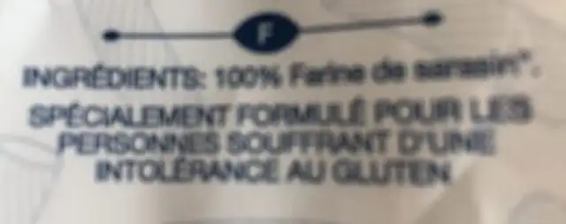 Biori Glutenfri Bovetepasta Torteglioni Eko 250G ingredients label