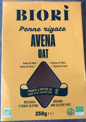 Penne rigate avena oat front packaging