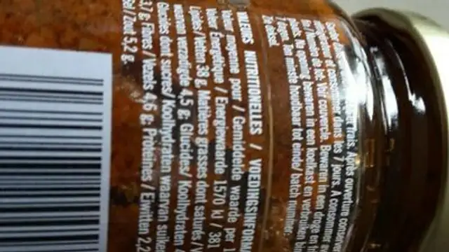 Agromonte Pesto Alla Siciliana nutrition facts table