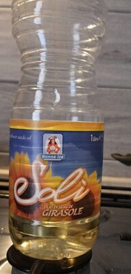 Olio di semi di girasole front packaging