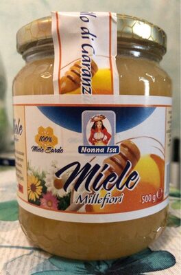 Miele mille fiori front packaging