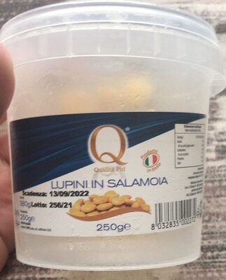 Lupini in salamoia front packaging