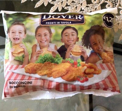 Bastoncini di pollo front packaging