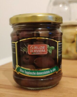 Olive taggiasche denocciolate in olio