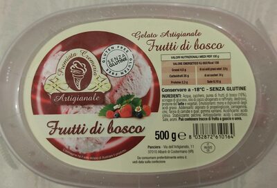 Gelato frutti di bosco - panciera front packaging