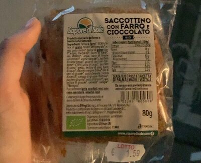 Saccottino con farro e cioccolato