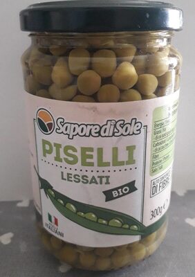Piselli lessati front packaging