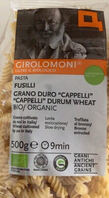 Fusilli Grani Duro Cappelli front packaging
