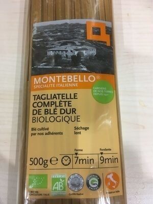 Tagliatelle complete de ble dur front packaging