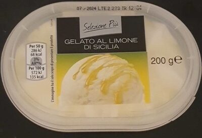 Gelato al limone di Sicilia