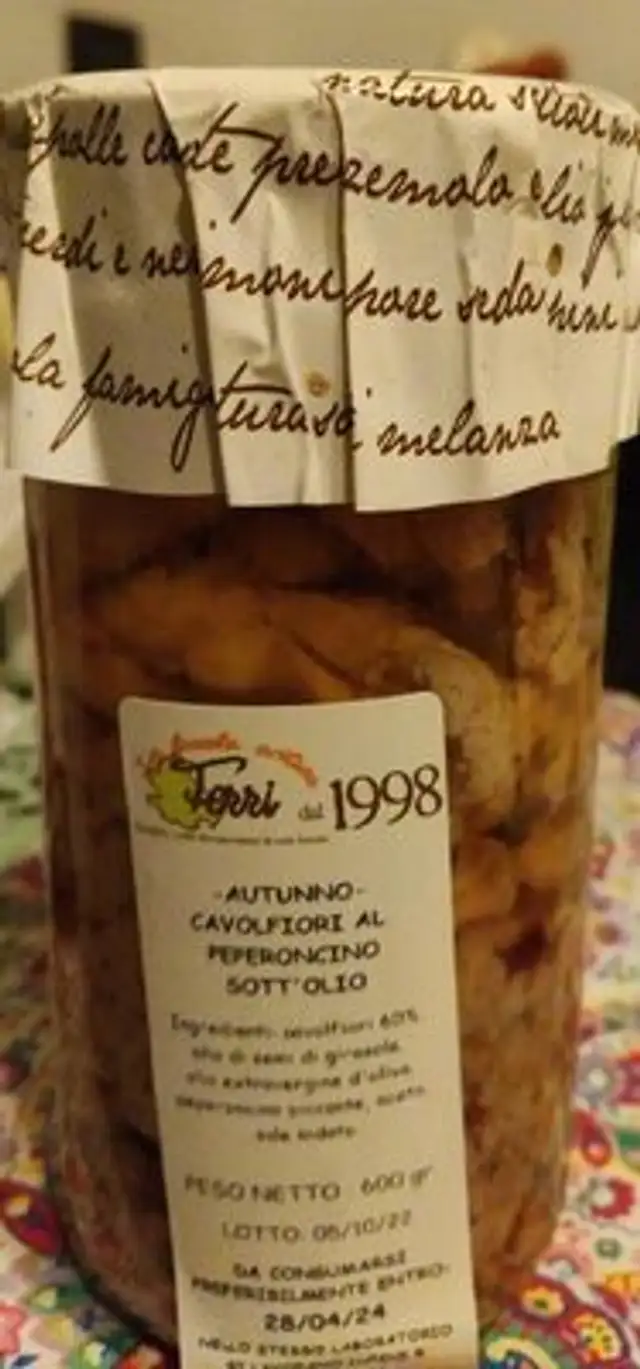 Cavolfiori al peperoncino sott'olio