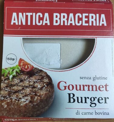 Gourmet Burger di carne bovina front packaging