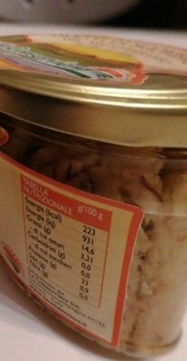 Filetti di sgombro nutrition facts table