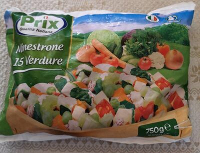 Minestrone 15 verdure front packaging