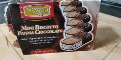 Mini biscotto panna cioccolato