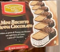 Mini biscotto panna cioccolato