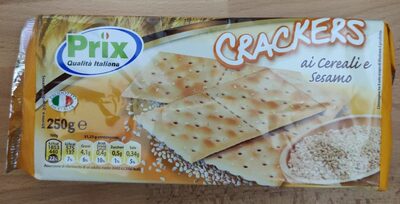 Crackers ai Cereali e Sesamo