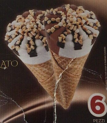 Coni panna e cioccolato