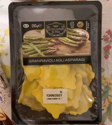 Gran ravioli agli asparagi