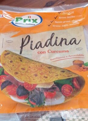 Piadina con curcuma