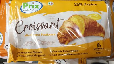 Croissant alla crema pasticcera