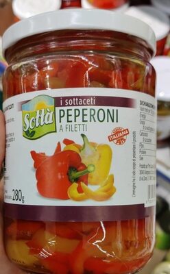 Sottà peperoni a filetti