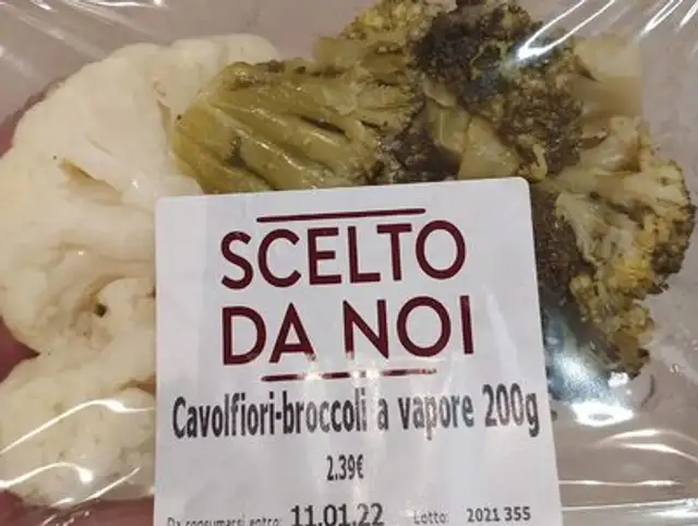 Cavolfiori/ broccoli front packaging