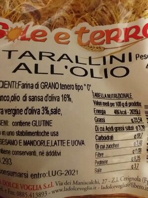 Tarallini all'olio