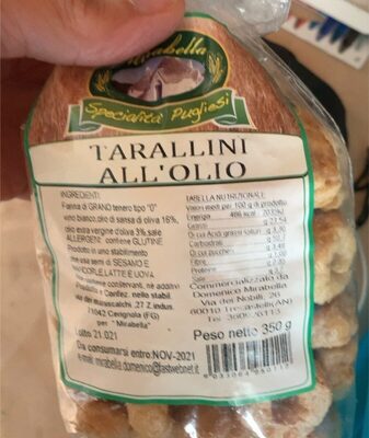 Tarallini all’olio