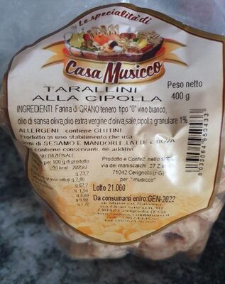 Tarallini alla cipolla