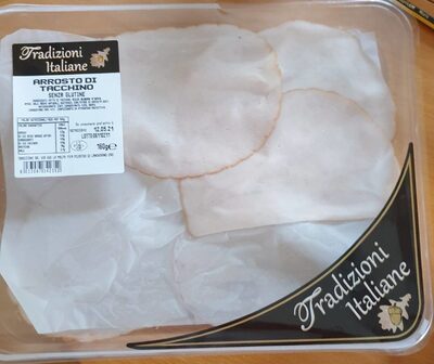 Arrosto di tacchino front packaging